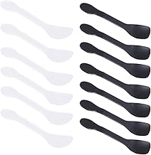 Gatuida Mini colheres, 200 mini colheres transparentes, 3. 85 colheres pequenas ótimas colheres de sobremesa ou colher de sorvete, mini colheres de degustação, colheres de sobremesa, talheres e aperitivos