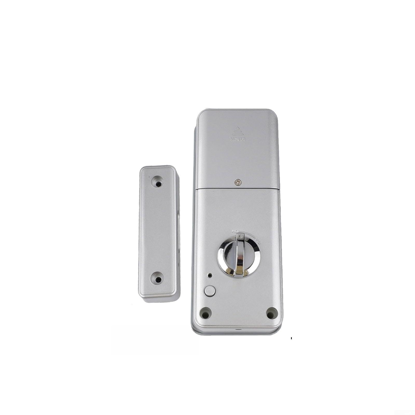 HpLive Para cerradura de puerta inteligente invisible para control de aplicación de madera (plata) | Para un diseño invisible, integración perfecta en madera, mayor seguridad contra robos, aspecto moderno