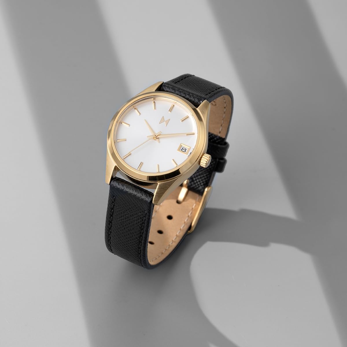 MVMT Rise II Mini Women's 3 Hand Quartz Watch, Calfskin Strap Water Resistant up to 5ATM/50 Meters - Premium Minimalist Vintage Watch - 30mm - Image 2