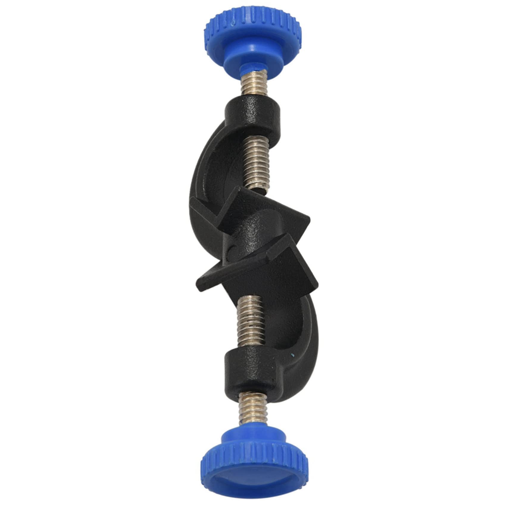 Ruitutedianzi 4X Lab Clamp 3 Finger Style Rubber-Coated A Black Laboratory Stand Clip