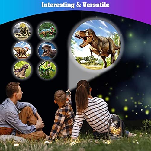 Image of RAYCHY Dinosaur Watch Flashlight Projector Toys Animal Pattern Torch Educational Toys Gift