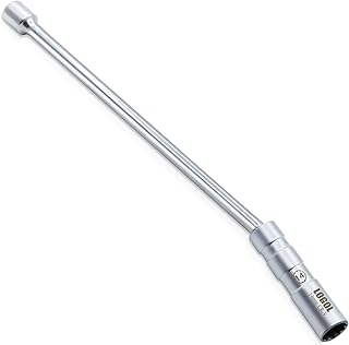 LOGOL 14mm Swivel Magnetic Spark Plug Socket,3/8-Inch Drive x 12" Total Length,12-Point Thin Wall Socket With Enhanced Magnetic Design for BMW,Mini,Nissan and More