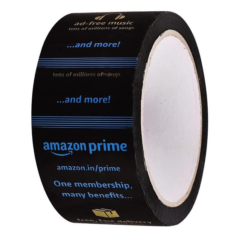 Camin Self-Adhesive Amazon Printed Prime Packing Cello Tape - 65 Meters in Length - 72mm Width, BOPP Industrial Packaging Tape for E-Commerce Box Packing (8) (B0D49PQYXB) Amazon Price History, Amazon Price Tracker