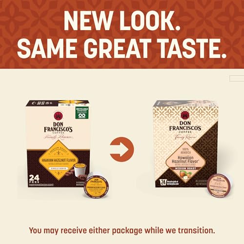 Image of Don Francisco's Hawaiian Hazelnut Coffee Pods, Medium Roast, 24ct