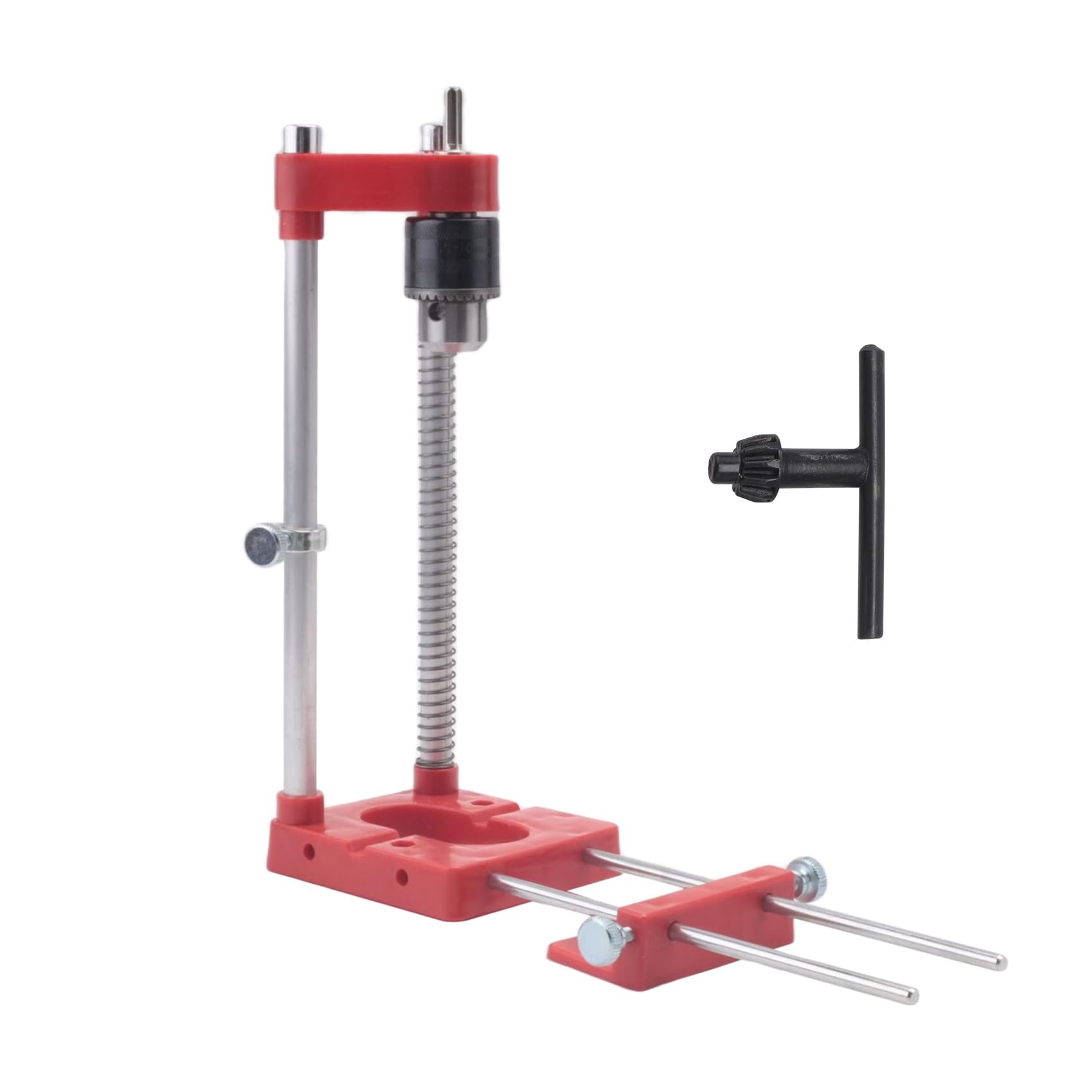 Wesafrae Auto-Line Drill Guide Woodworking Auto-Line Drill Guide Hole Punch Positioner Drill Locator Tool Template