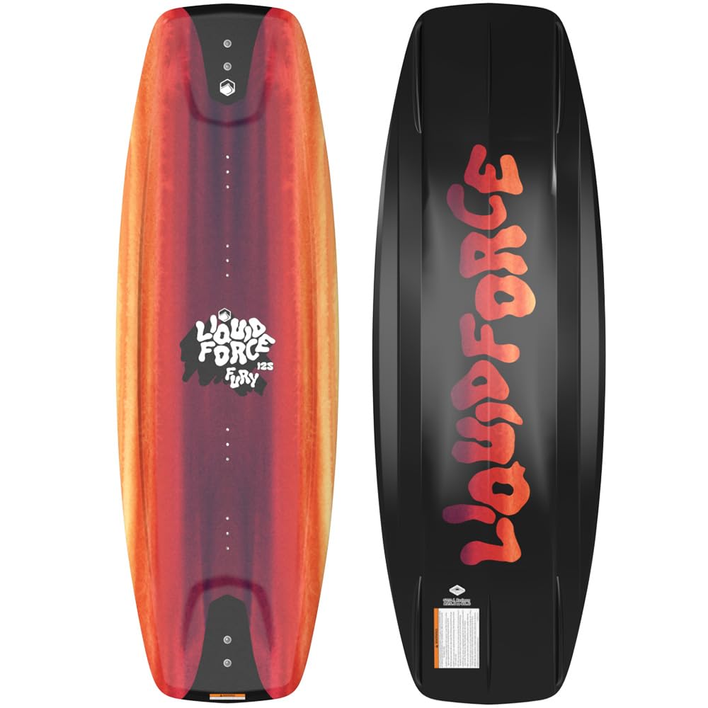 Liquid Force Fury Wakeboard with Rant Junior Bindings, 120: 12T-5Y