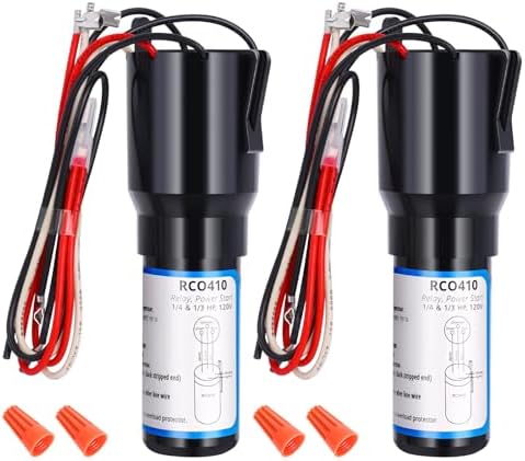 RCO410 3 in 1 Compressor Hard Start Capacitor Kit for Refrigerators