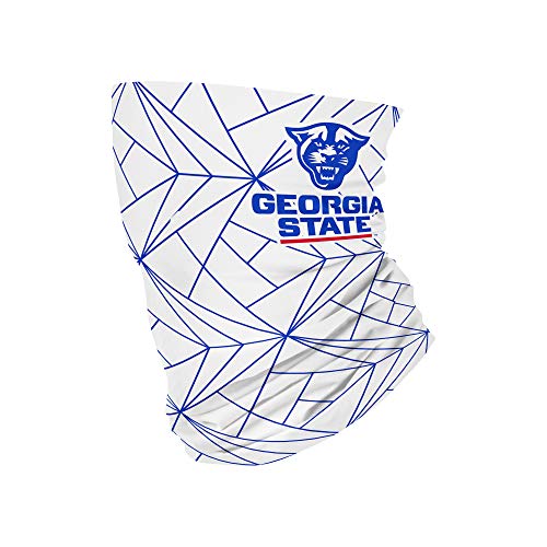 Georgia State University White Background Licensed UV Protection Neck Gaiter, Face mask, Headband, Scarf