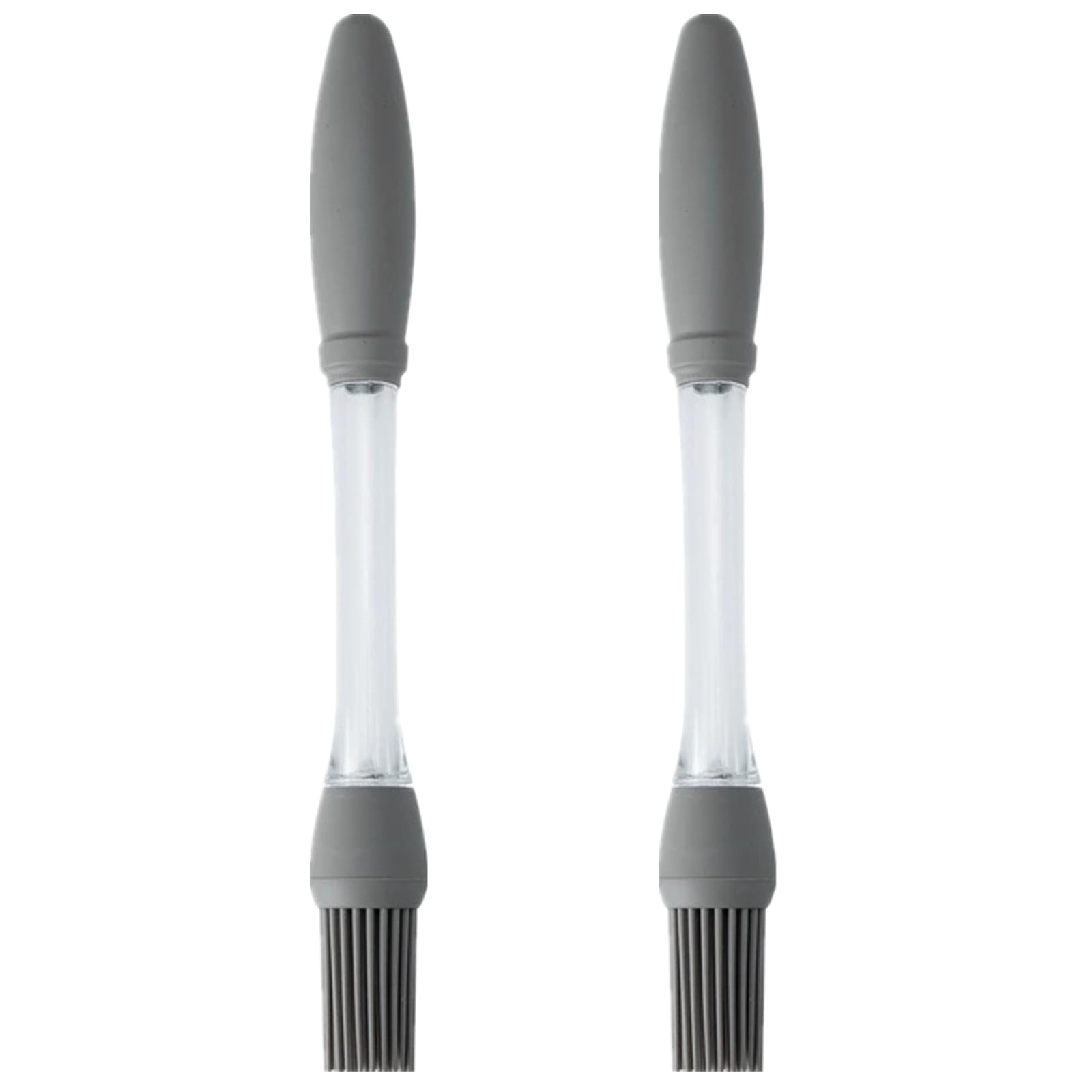 DKJEkdje 2 Pcs Silicone Oil Brush Basting Pastry Brush for Cooking, Heat Resistant Spread Oil Butter Sauce Kitchen Gadget for Home Outdoor Use