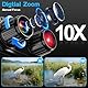 Nachtsichtgerät, 10X Digitaler Zoom und 7-stufiges Infrarot, 2.8’’ HD Bildschirm 800M Sichtweite Fernglas für Fotos und Videos, Typ-C Schnellaufladung für Jagd, Camping, Wildbeobachtung