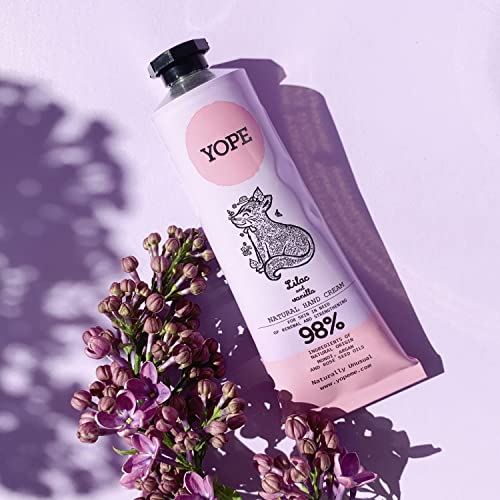 YOPE Natural Hand Cream, Lilac and Vanilla, 50 g (Pack of 1) - Image 3