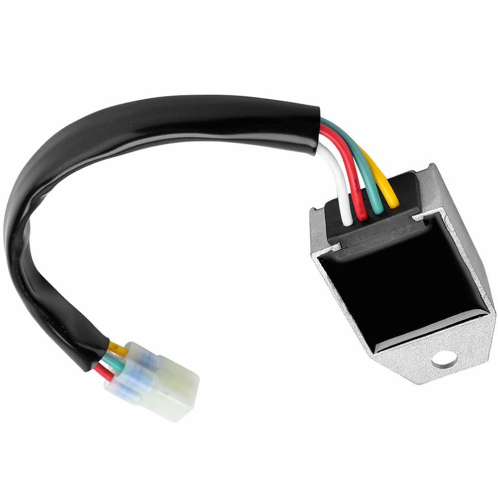 Riloer Regulador de voltaje de motocicleta, apto para Ho-nda CRF250X 2004-2017, CRF450X 2005-2016