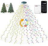 400 luces LED para árbol de Navidad, multicolor, control remoto y