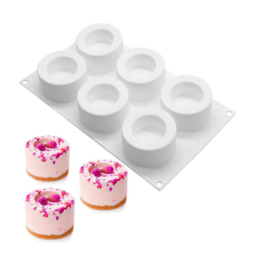 Molde de silicona para tartas de mousse antiadherente para hornear moldes de chocolate de primera calidad, baby shower, boda, fiesta de cumpleaños, decoración de pasteles (pudín)