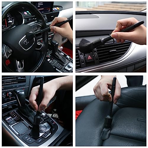 image for HMPLL 10pcs Detailing Brush Set, Multi-Purpose Car Detailing Brushes f