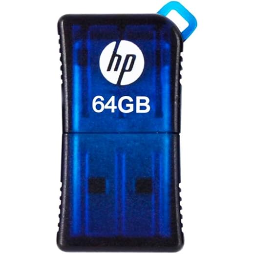HP V165w 64GB USB 2.0 Pen Drive (Blue)