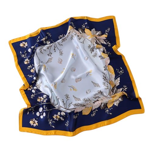 Square Scarf Silk Scarf Letter Printed Silk Scarf Women's Professional Silk Scarf Satin Silk Scarf