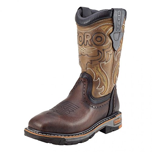 Toro Bravo TRC1 10" Brown Boots Steel Toe (9.5)