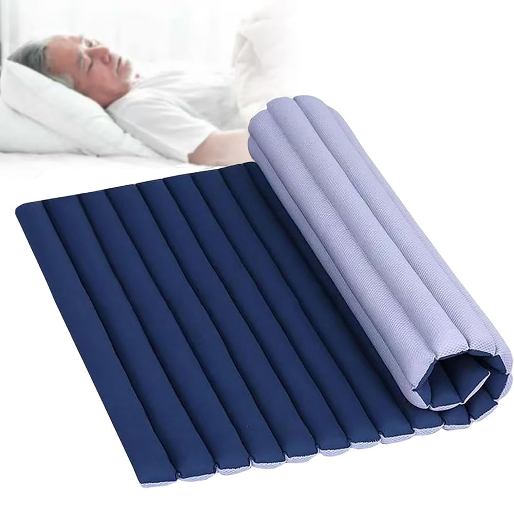 Generico Materasso Antidecubito per Anziani E Disabili per Piaghe da Decubito, Cuscino Traspirante per Il Coccige per la Prevenzione delle Ulcere per Uso Ospedaliero A Casa,Blue a,90×70cm