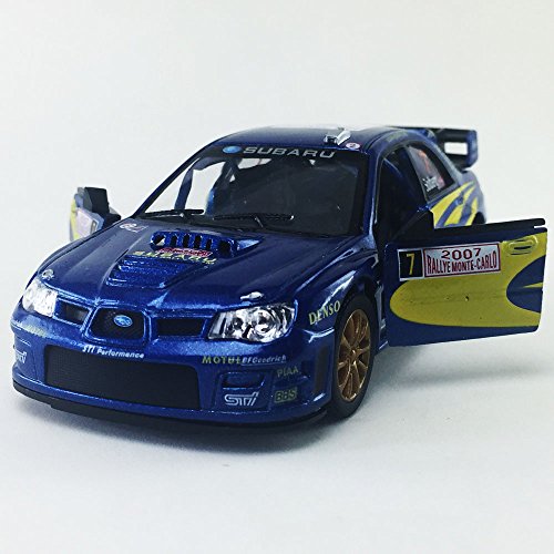 Miniatura Kinsmart Subaru Impreza WRC 1:36 Azul miniatura 7