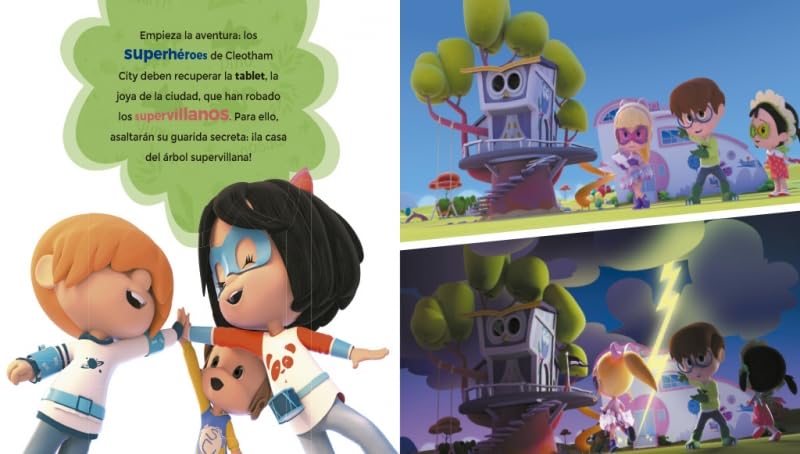 Cleo y Cuquín, Familia Telerín. Un cuento - Los mejores superhéroes (Cuentos infantiles)