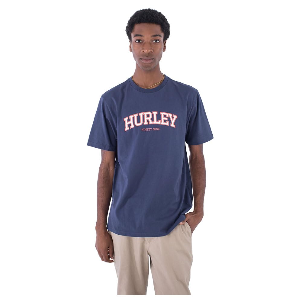 Hurley Men's Flow Tee Undershirt, Mood Indigo, XL