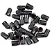 Dsycar 30 Pack TPMS Tire Valve Stem Caps, Black Plastic Long Stem Caps for TR20008 TPMS Valve Caps with Rubber Gasket Universal for Cars, SUVs, Trucks, Bikes and Motorcycles (30 Pcs)