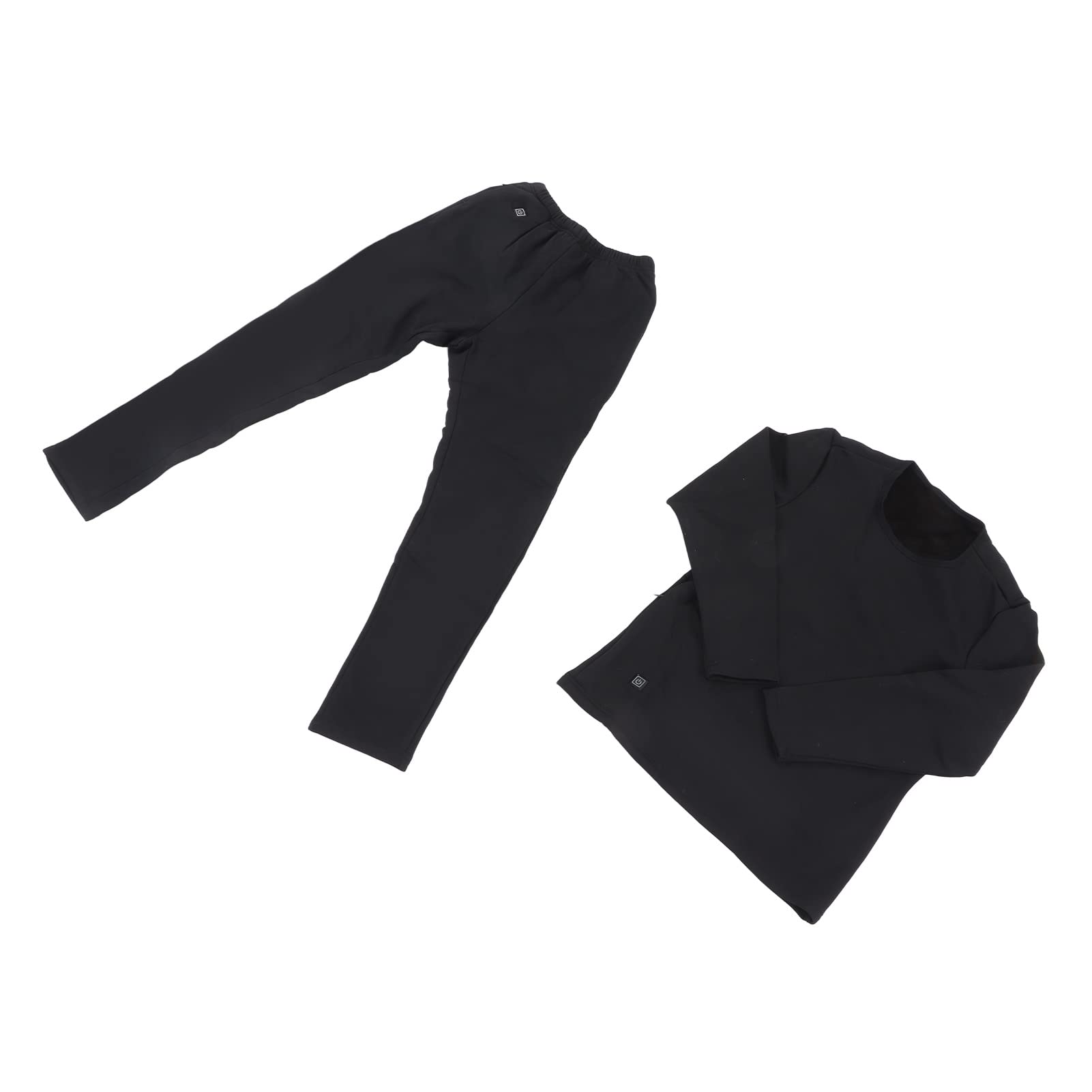 Conjunto de Ropa Interior Térmica, Conjunto de Ropa Interior Térmica Fibra Carbono Temperatura Ajustable Transpirable Alimentado por USB para Patinaje