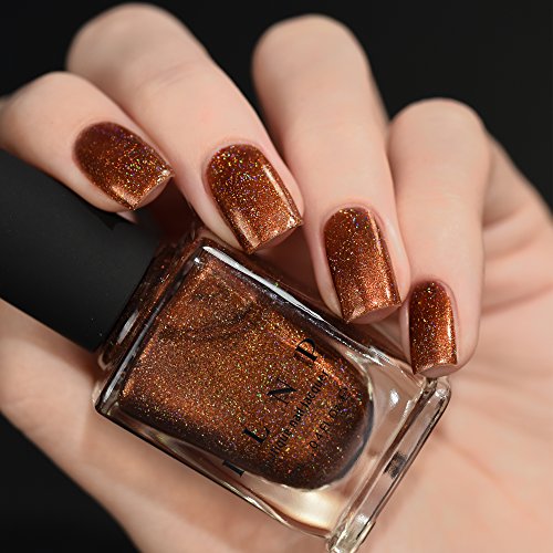 Ilnp Cabin Fever - Burnt Orange Holographic Nail Polish #TOP1