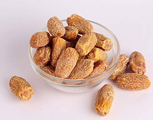 Image of THE EDIBLES Yellow Dry Dates 250 gm| Sukha Khajoor | Pila Chhuara | Yellow Dry Dates | Sukha Khajoor| Pila Chuara [Jar Pack]