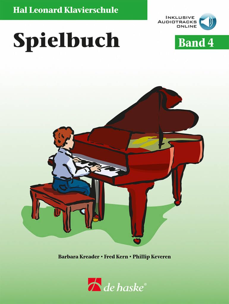 Phillip Keveren: Hal Leonard Klavierschule Band 4 - Unterrichtsbuch + Spielbuch (Set), Ausgabe inkl. Online-Audio und Notenheft, 9789043171939 + 9789043171229, 0528-99-404DHE + 0529-99-404DHE