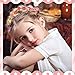 112 Pcs Baby Hair Clips - 28 Color Mini Flower and Butterfly Clips for Girls, Toddlers - Small Claw Clips With Organizer Box - Cute Hair Accessories