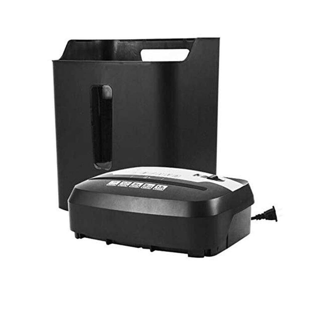 trituradora eléctrica, 5 de Hojas Sueltas de Papel Trituradora, Trituradora, for la pequeña Oficina Uso en el hogar, 13Gallons Cesta, Negro