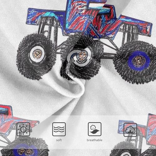 Cute Cartoon Trucks White Toddler Girls Underwear 2t Cotton Girl Panties Cute Durable Kids Briefs Undies3