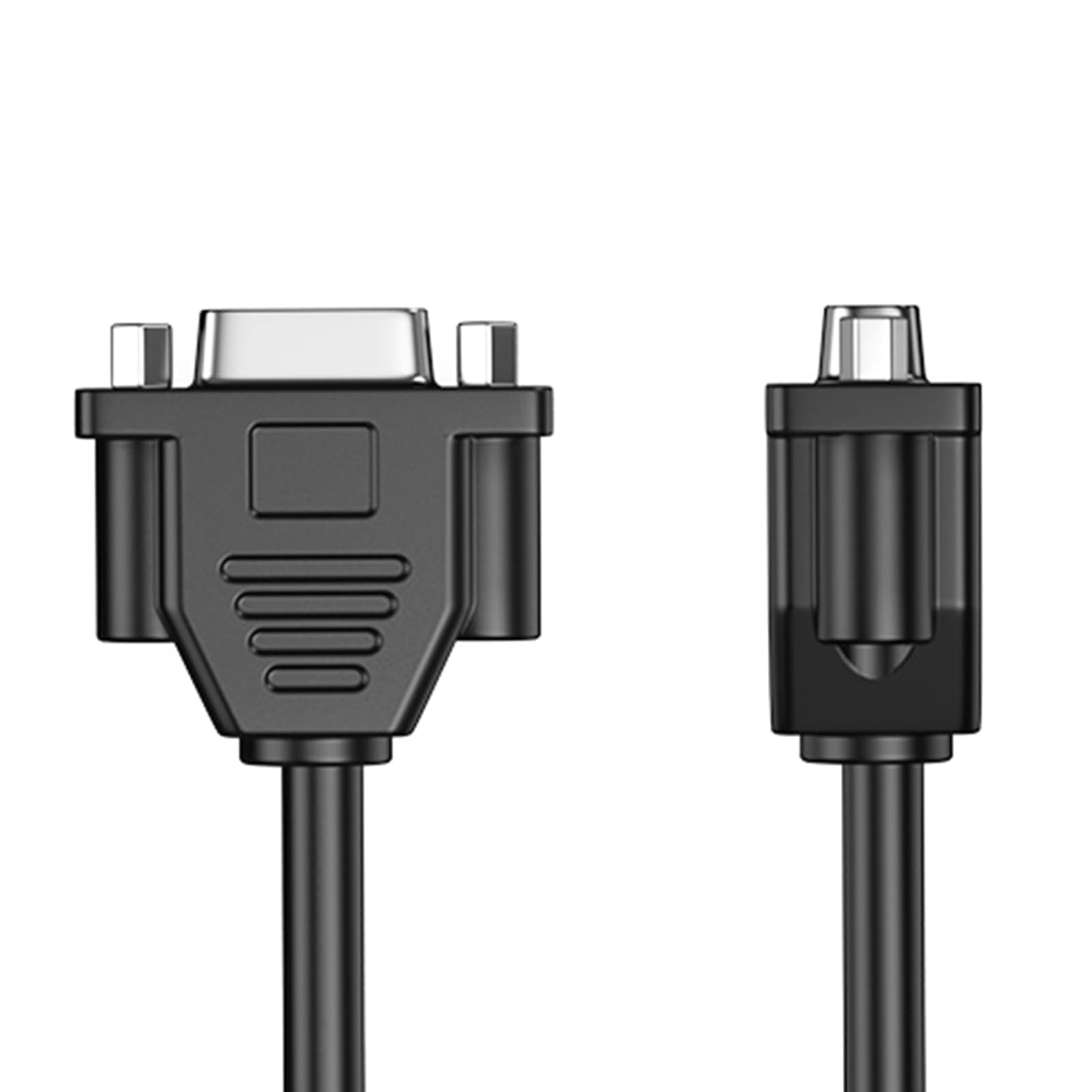 Loolee High Resolution VGA 15Pin Female Adapter Cable VGA (3+6) Female to Female Connectors Cable 30cm for PC