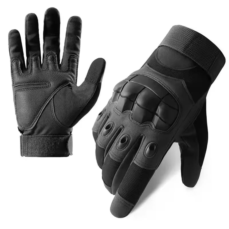 VAPORVERSE 1 Paar Motorradhandschuhe für Kawasaki GPZ 500S, Motorrad Handschuhe Touchscreen Sommer Atmungsaktiv Knöchelschutz Herren,Black-L Auto & Motorrad