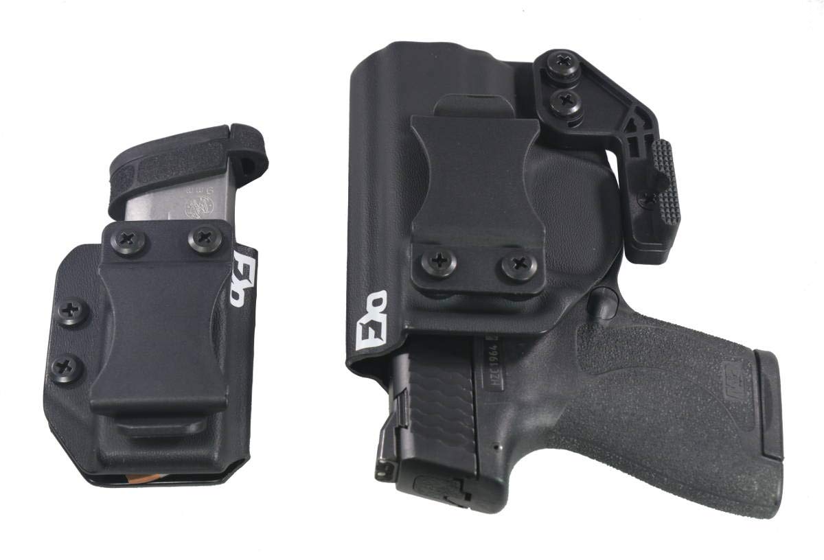 FDO Industries IWB Kydex Holster S&W M&P Shield 9/40 w/IWB Mag Carrier -The Paladin Series -Made in USA- GEN 5 Compatible