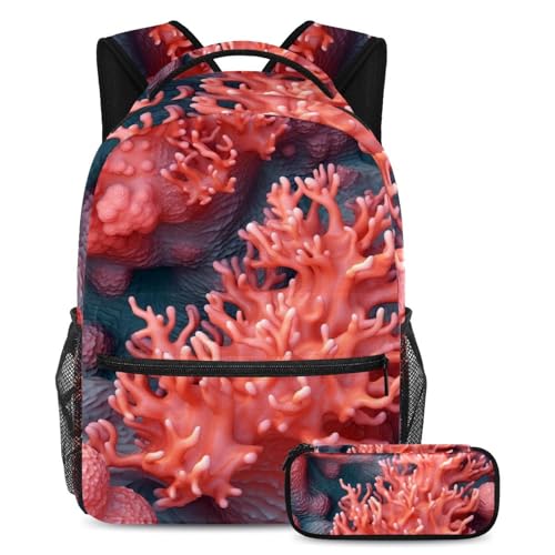 Cartables de grande capacité coraux esthétiques : le grand sac parfait pour les voyages