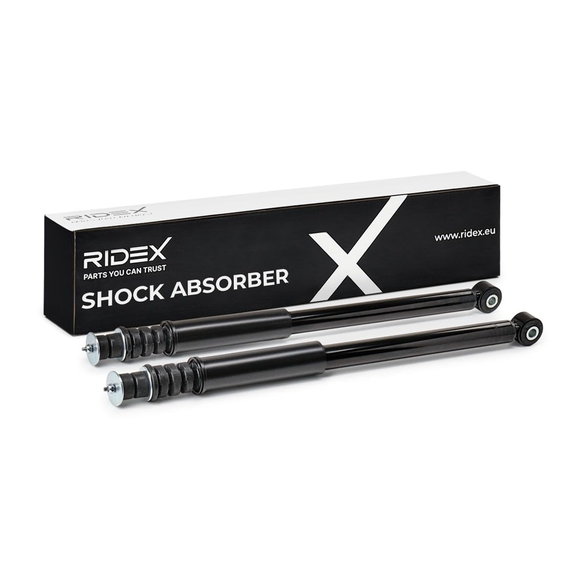 RIDEX 854S19200 2x Stoßdämpfer Gasdruck Hinten Kompatibel mit DACIA DUSTER 562105043R 562106321R