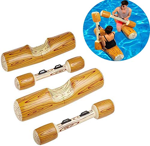 Preisvergleich Produktbild Aufblasbares Spielzeug für Schwimmen, Sportspiele, Wasserspielzeug für Erwachsene, Kinder, Strand, Pool, Floating Flöße Toy für Wassersportspiele, 4-teilig
