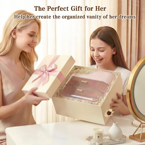 Crystal Clear Makeup Organizer with Large Drawers - image 9