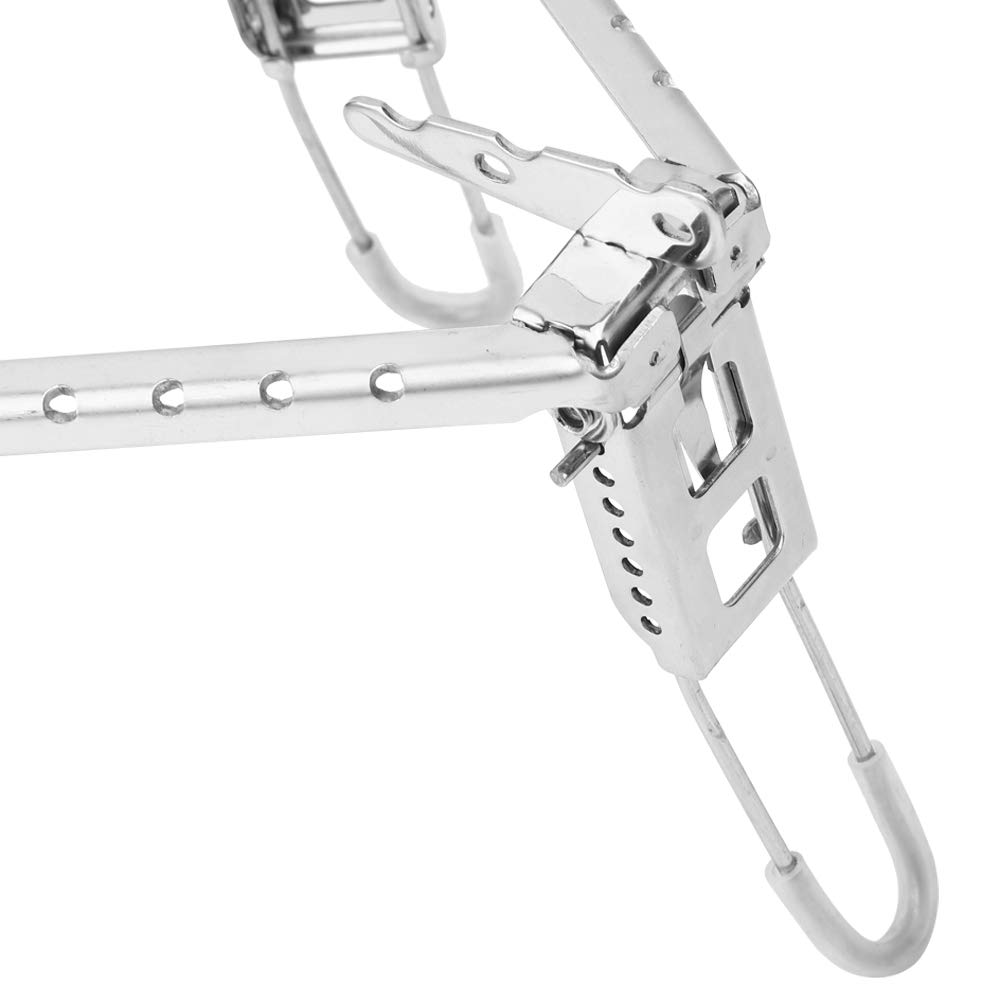 Trépied Camping Carburant de Camping Stabilisateur Accessoires de Camping Support de réservoir de gaz Pliable Porte-Cartouche pour Camping en Plein air Randonnée Cuisine
