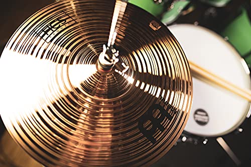 Meinl Cymbals HCS Bronze Hihat 13 Zoll (Video) Schlagzeug Becken – Paar – (33,02cm) B8 Bronze, Traditionelles Finish (HCSB13H)