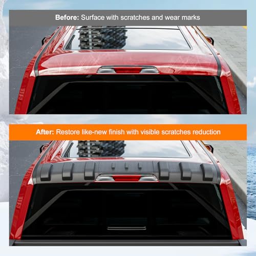Image of powoq Rear Roof Protector Compatible with 2015-2020 Ford F150 Truck Cab Roof Protector Replacement for 2015-2020 Ford F-150 Accessories