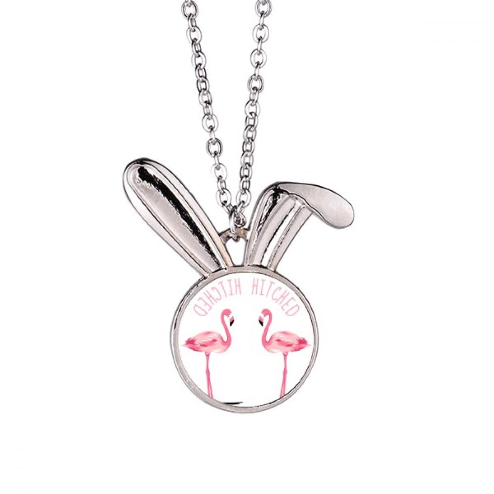 Collier pendentif lapin Art déco : cadeau idéal pour couple complice - 5