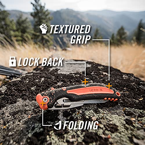 image for Gerber Gear 31-002736N Vital Pocket Folding Hunting Knife Exchangeable