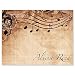 Sheet Music Personalized Note Card Set - 24 cards & envelopes