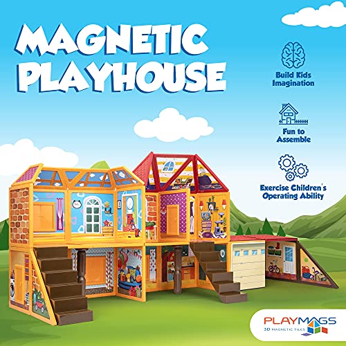 Playmags Set di piastrelle magnetiche colorate