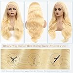 30 Inch 613 13x6 Lace Front Wig Human Hair 200 Density Body Wave Blonde Wig Human Hair Pre Plucked 613 HD Lace Frontal Wig 13x6 Body Wave Wigs With Baby Hair For Women - Image 5