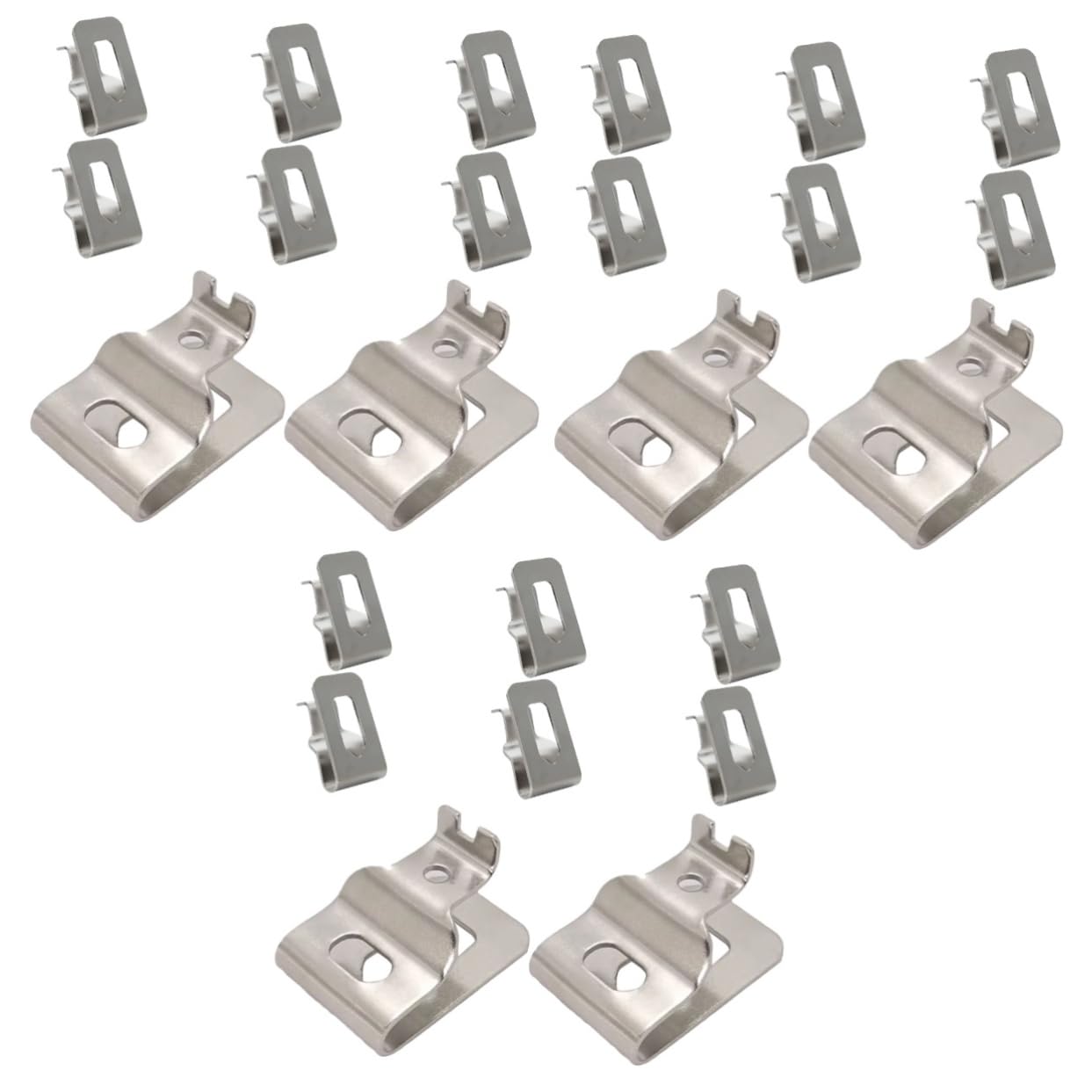 Mikikit 24pezzi Ganci Per Cintura Acciaio Inossidabile Per Utensili Elettrici Per Avvitatore Design Compatto Organizzazione e Facile Ai Tuoi Strumenti